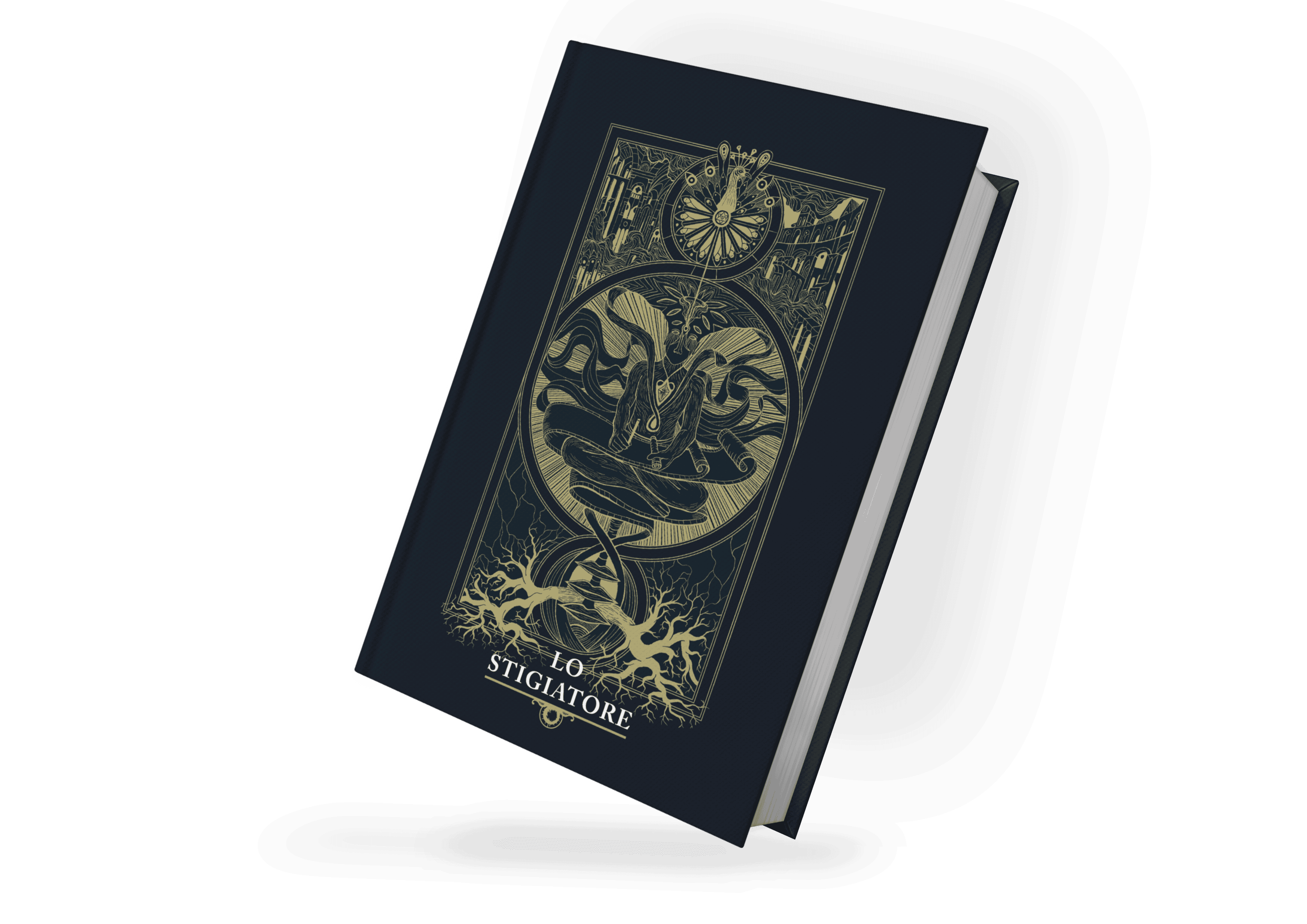 copertina del libro lo stigiatore